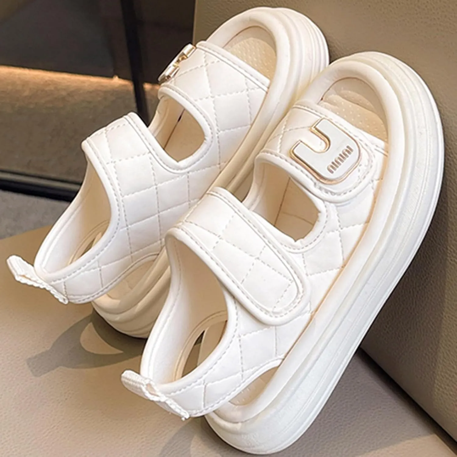 2025 Girls Casual Sandals Fashion Cute Sport Sneakers Summer Beach Vacation Slippers Comfortable Open Toe Soft Sole Platform Slides Breathable Indoor/Outdoor Dressy Party Dance Shoes