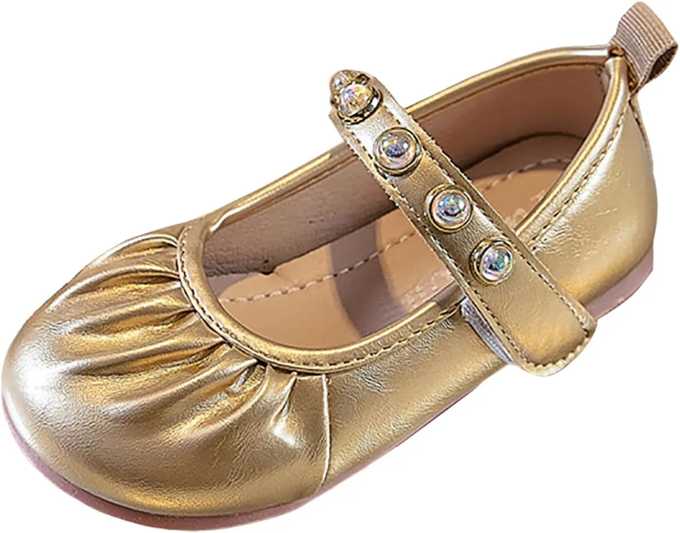 2025 Girls Casual Sandals Summer Cute Kids Loafer Shoe with Ankle Strap Comfortable Closed Toe Dressy Vacation Slippers Breathable Walking Footwear Indoor/Outdoor Fashion Party Dance Shoes
