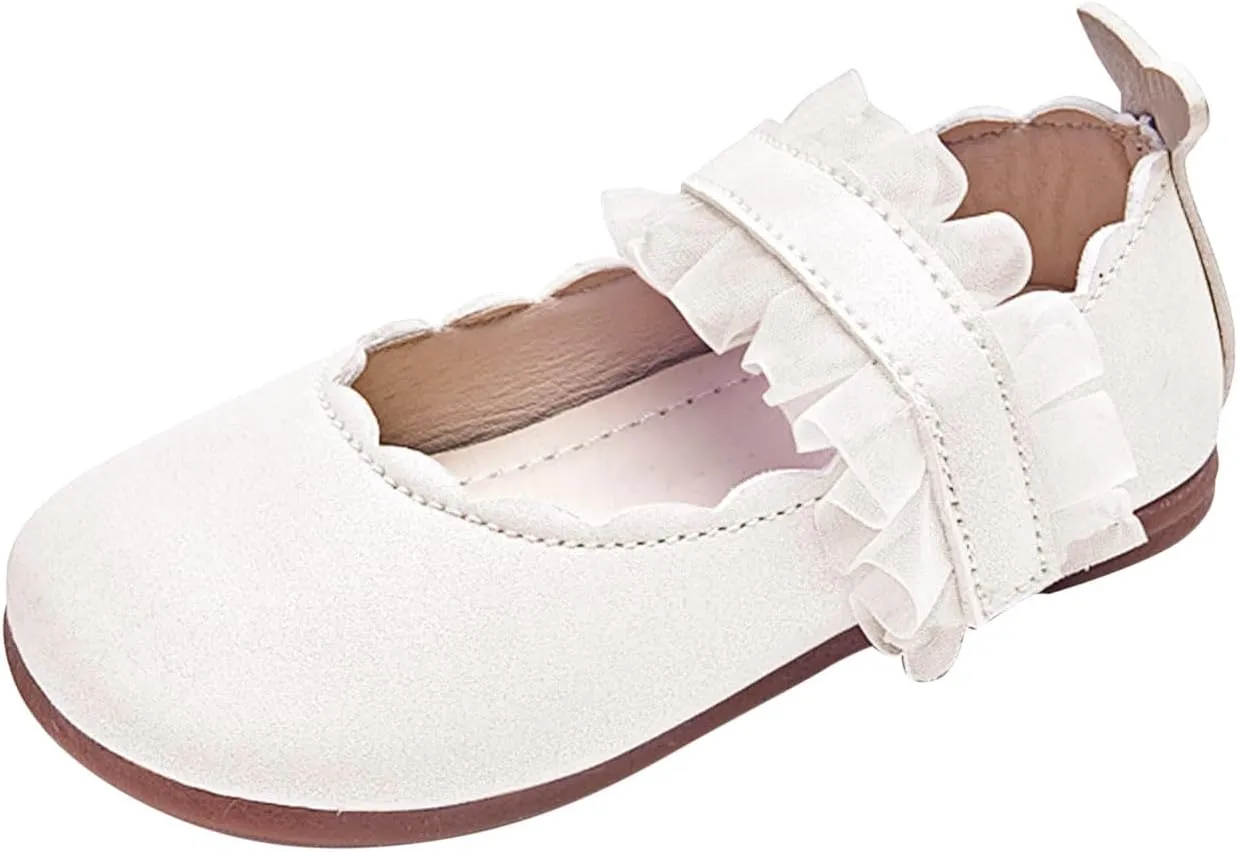 2025 Girls Casual Sandals Summer Cute Kids Loafer Shoe with Ankle Strap Comfortable Closed Toe Dressy Vacation Slippers Breathable Walking Footwear Indoor/Outdoor Fashion Party Dance Shoes