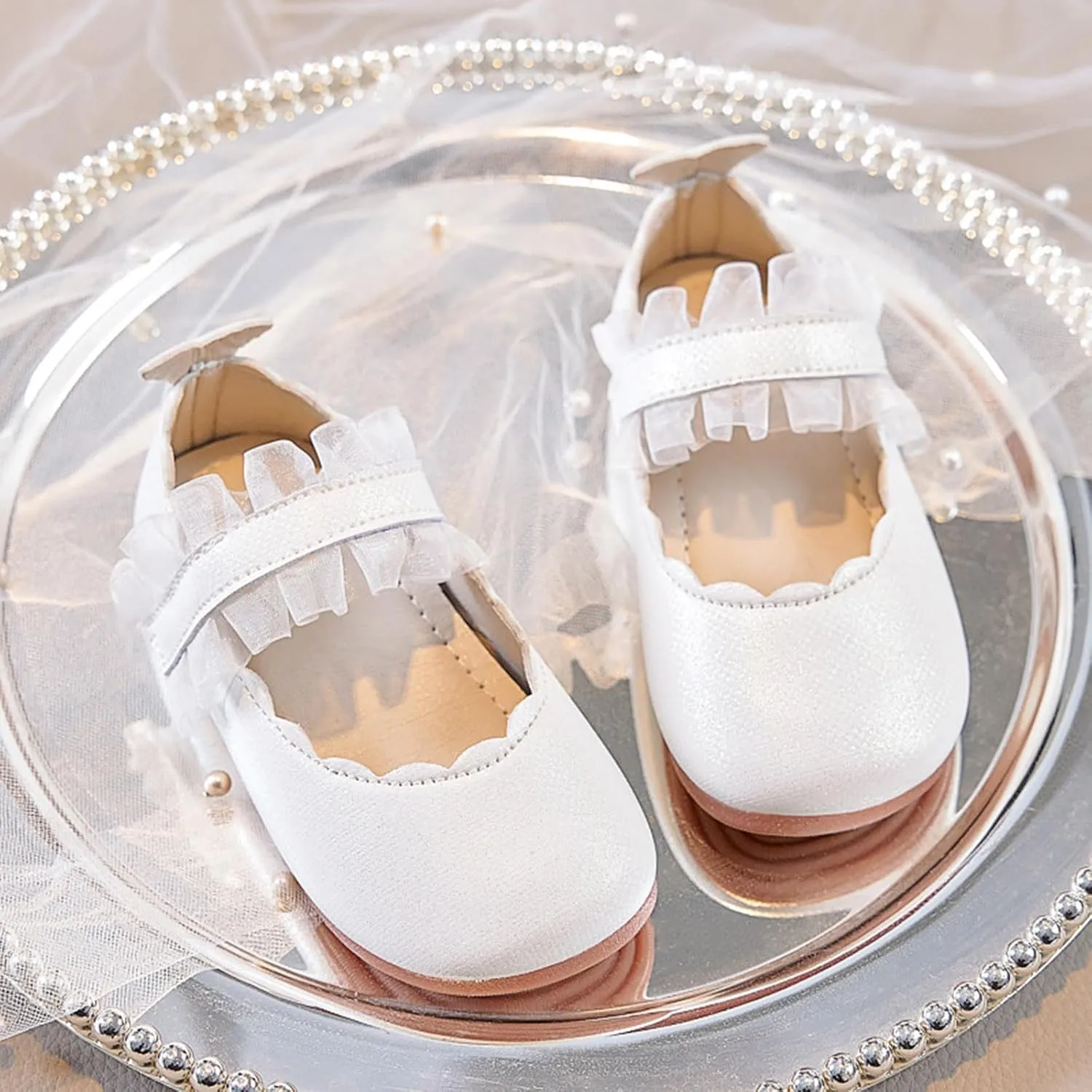 2025 Girls Casual Sandals Summer Cute Kids Loafer Shoe with Ankle Strap Comfortable Closed Toe Dressy Vacation Slippers Breathable Walking Footwear Indoor/Outdoor Fashion Party Dance Shoes