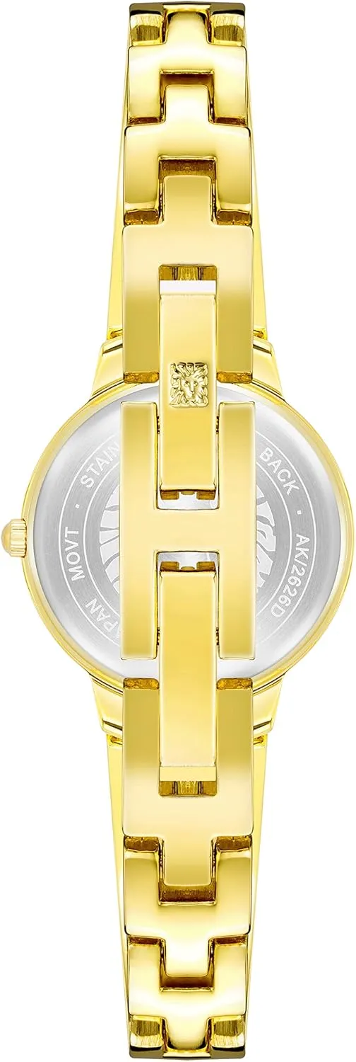 Anne Klein Women's Genuine Diamond Dial Bangle Watch