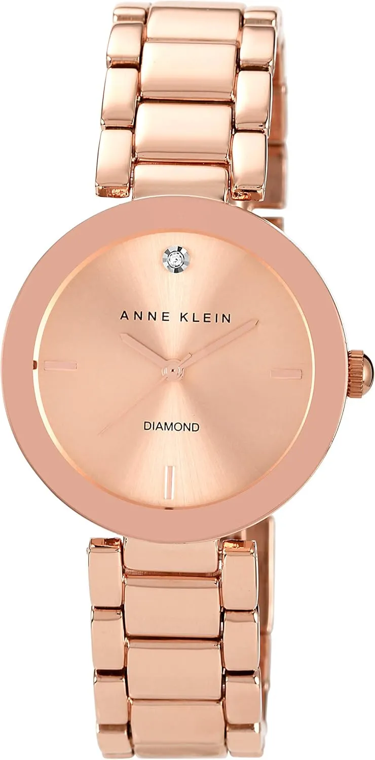 Anne Klein Women's Genuine Diamond Dial Bracelet Watch