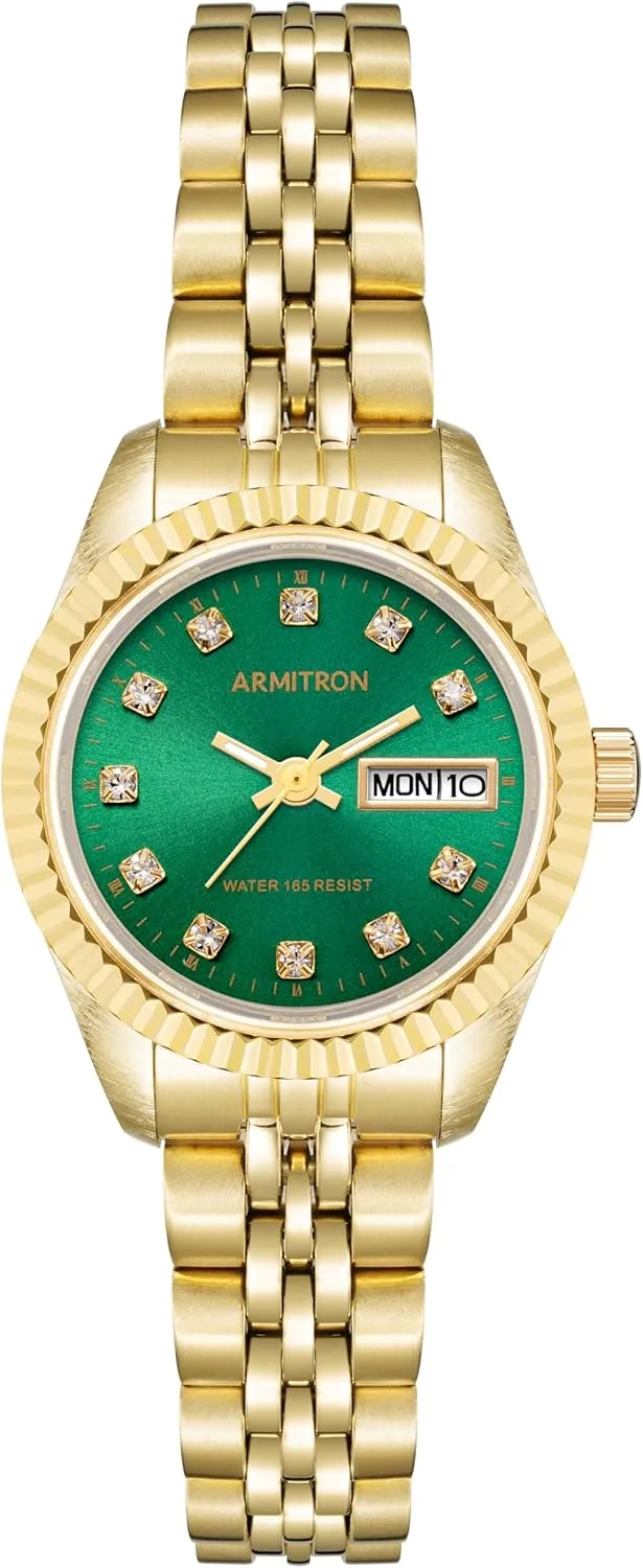 Armitron Women's Genuine Crystal Accented Bracelet Watch, 75-2475