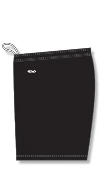 Athletic Knit (AK) BAS1300Y-001 Youth Black Baseball Shorts