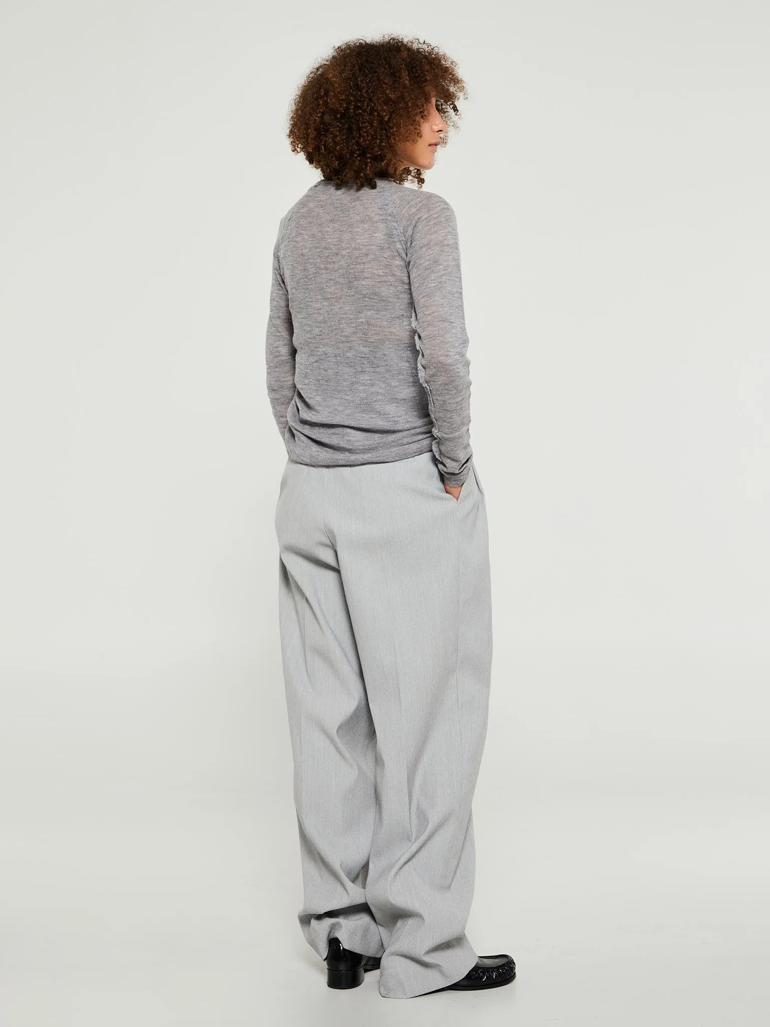 Barba Top in Grey