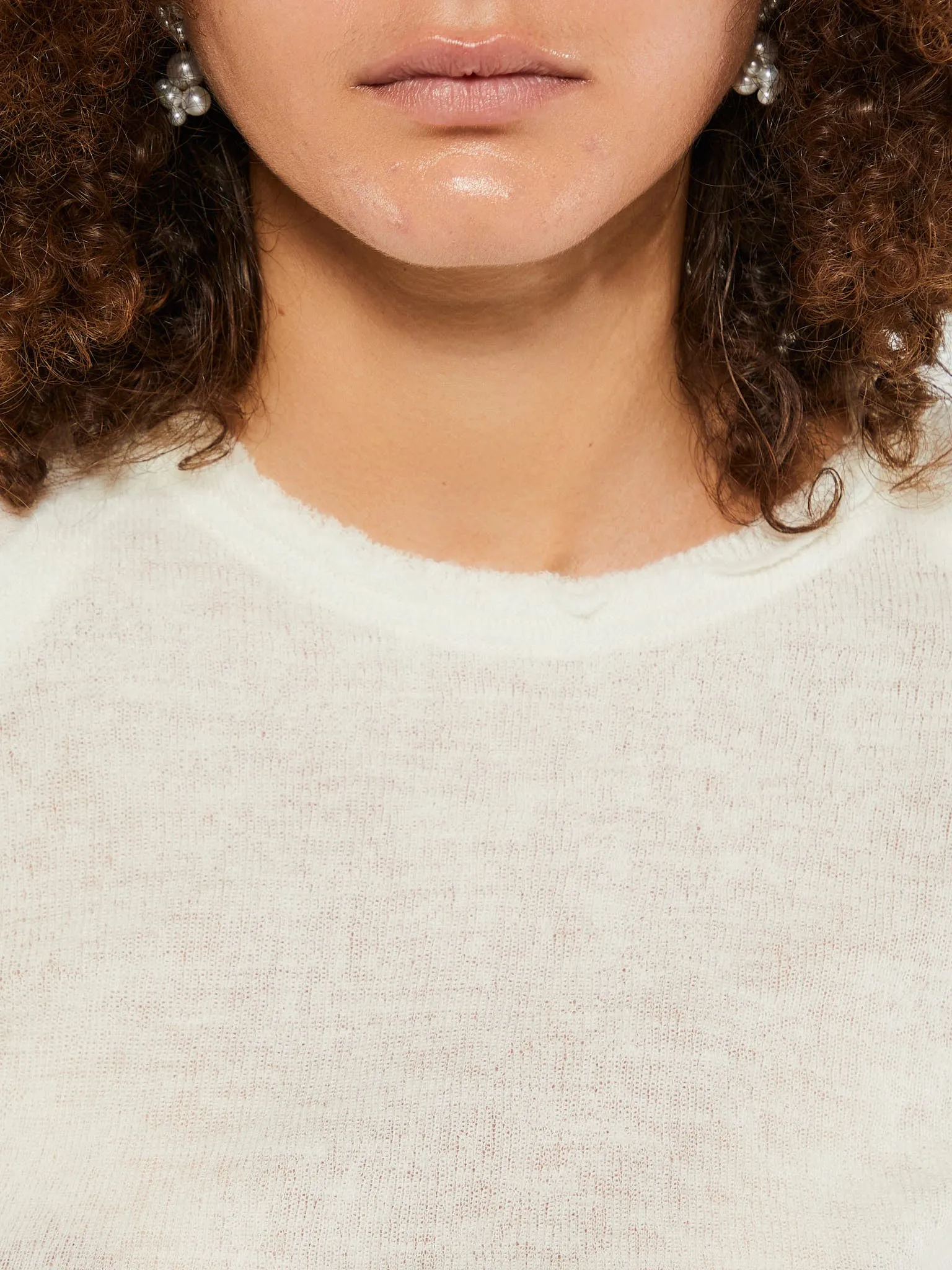 Barba Top in Off-White