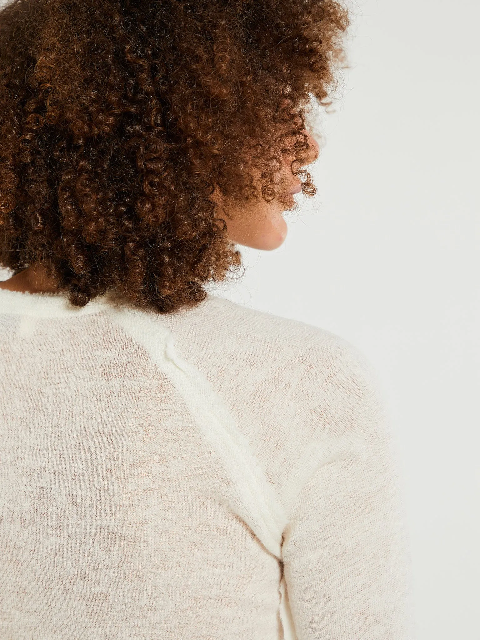 Barba Top in Off-White