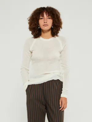 Barba Top in Off-White