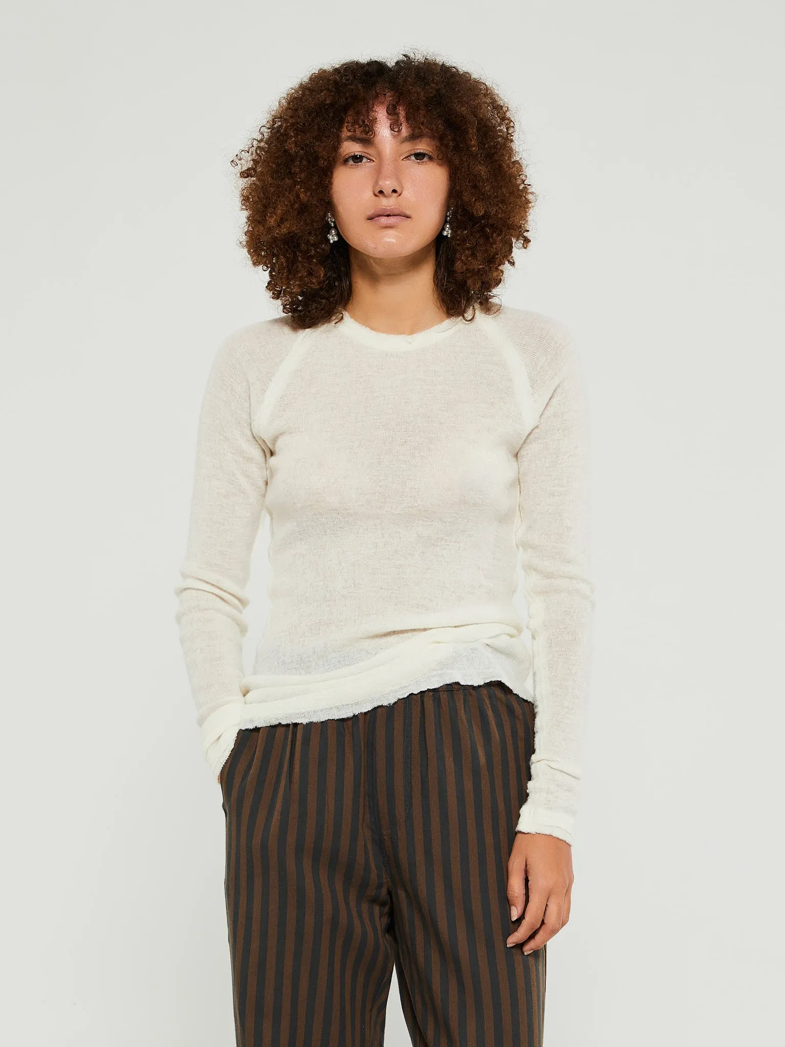Barba Top in Off-White