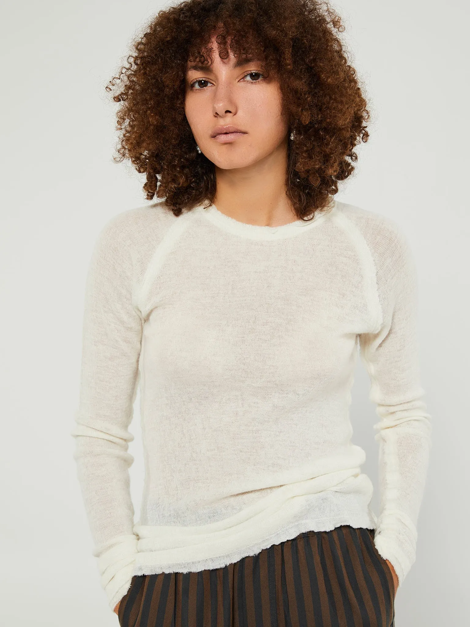 Barba Top in Off-White