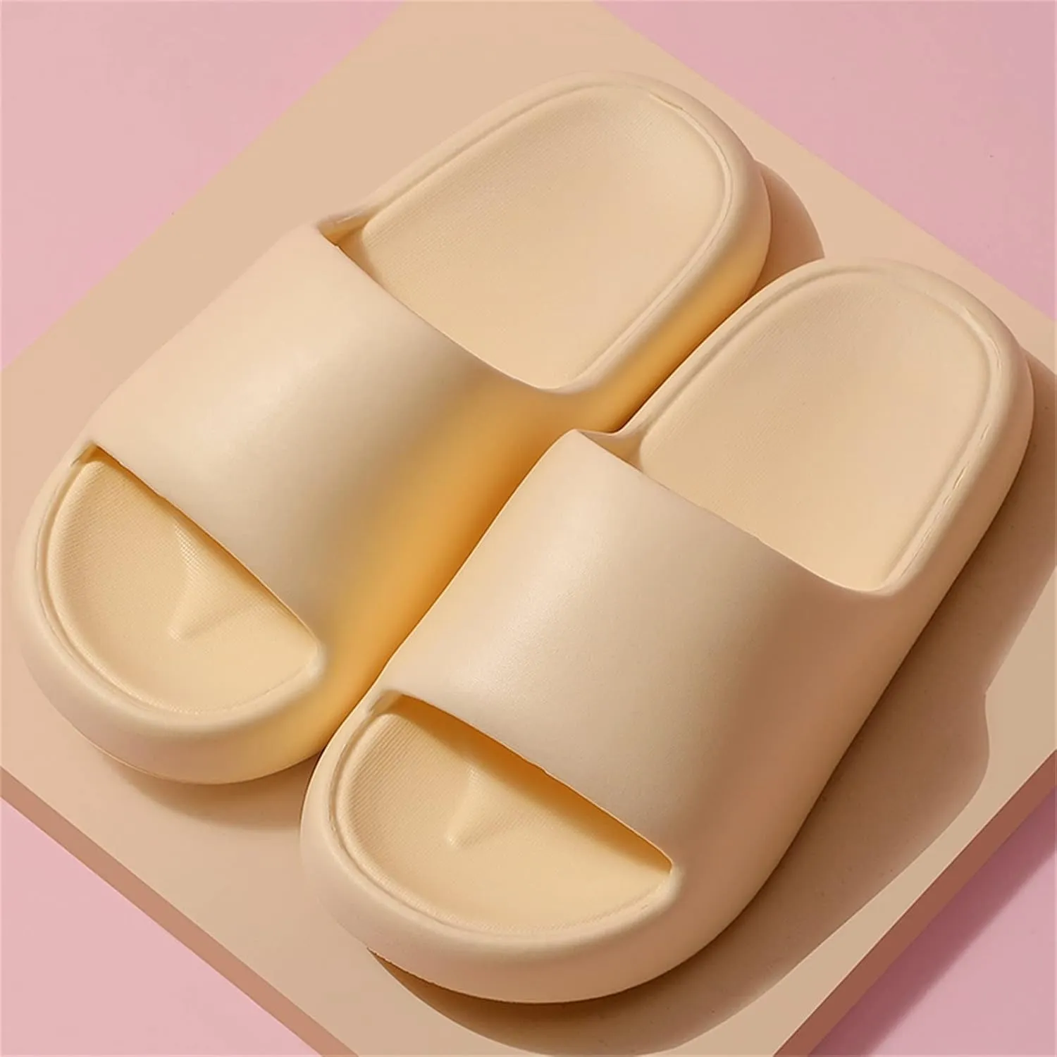 Bath Slippers Shower Shoes for Living Room Pool Beach Spa Public Showers Comfy and Cushioned Thick Sole