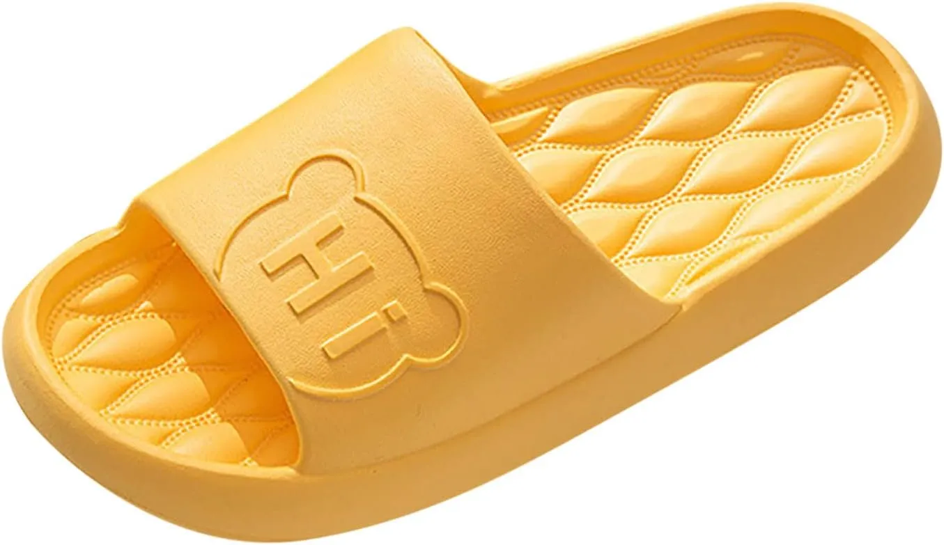 Bathroom Slippers Men Womens Slides Mens Slides Shower Shoes Women Soft Sole Pool Ultra Comfort Slippers