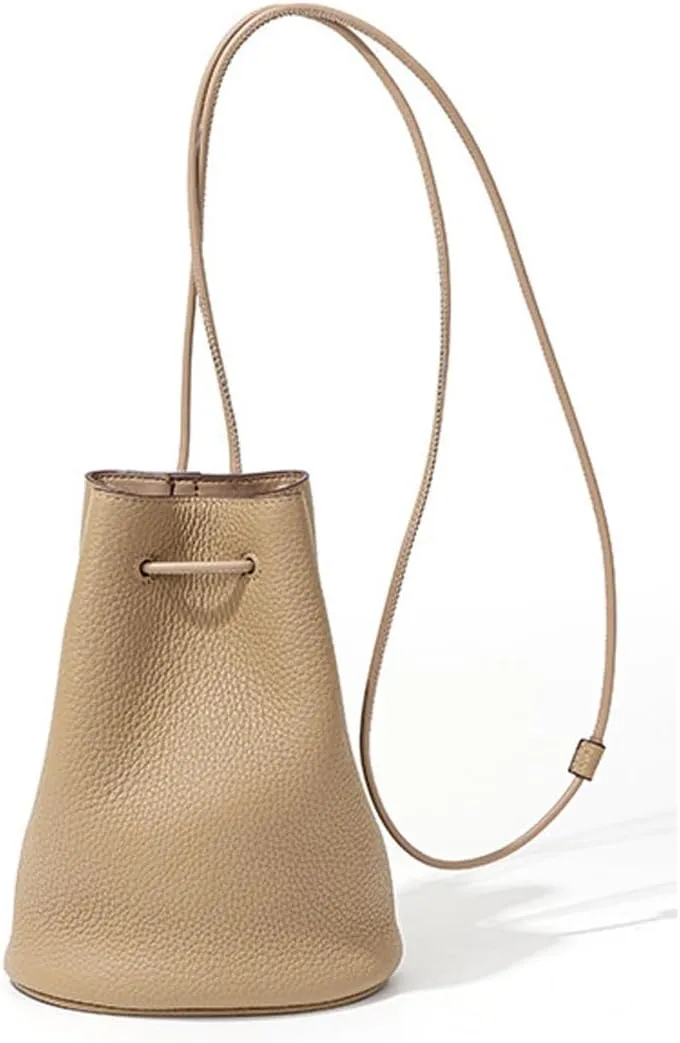 Bucket Bag Small Crossbody Drawstring Shoulder Bag