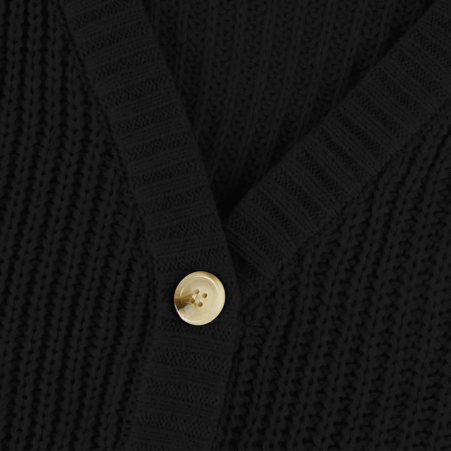 Button Up Sweaters For Woman Lightweight Cable Knit Cardigan Sweater V Neck Casual Chunky Knit Coat Fall Clothes