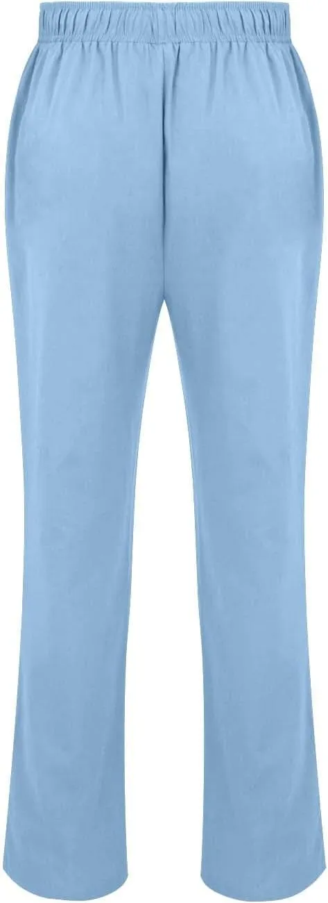 Casual Linen Pants for Men Stretchy Elastic Waist Loose Fit Lightweight Work Casual Lightweight Yoga Vacation Pants