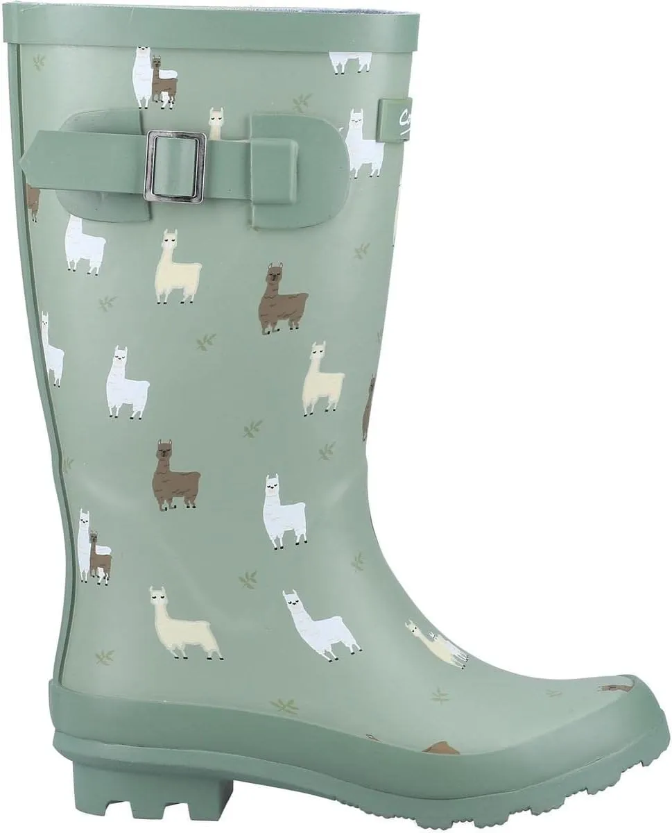 Childrens/Kids Farmyard Alpaca Galoshes