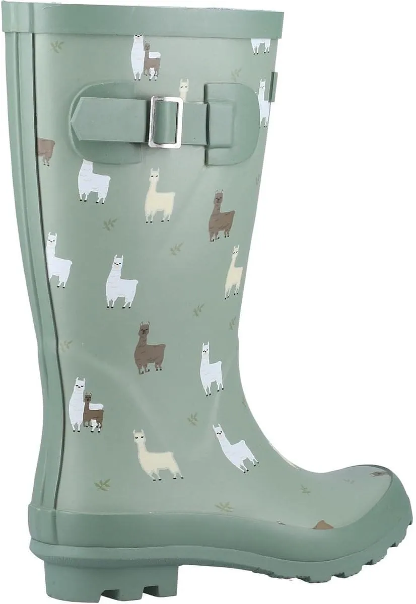 Childrens/Kids Farmyard Alpaca Galoshes