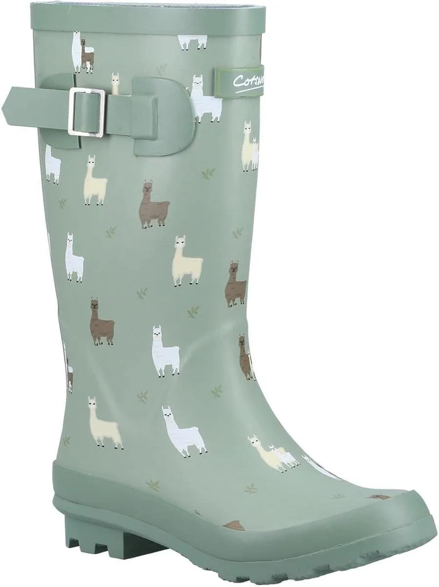 Childrens/Kids Farmyard Alpaca Galoshes