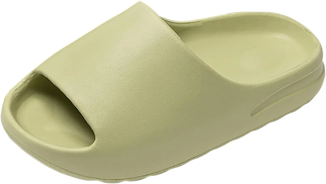 Cloud Slides for Kids Comfy Non Slip Pillow Slippers Thick Sole Summer Beach Shoes Lightweight Cushioned Slides