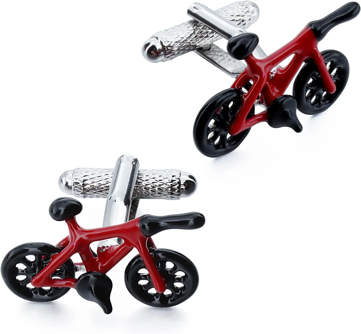 Colourful Bicycle Cufflinks For Men With Gift Box.