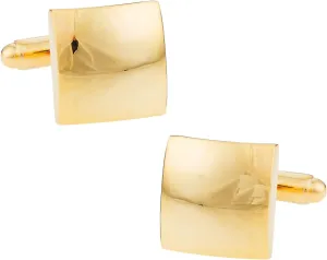 Cuff-Daddy Bold Gold Button Cufflinks with Presentation Box