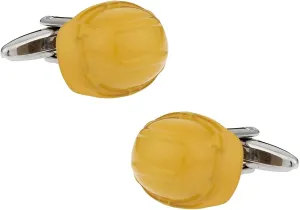 Cuff-Daddy Construction Hard Hat Cufflinks with Presentation Box