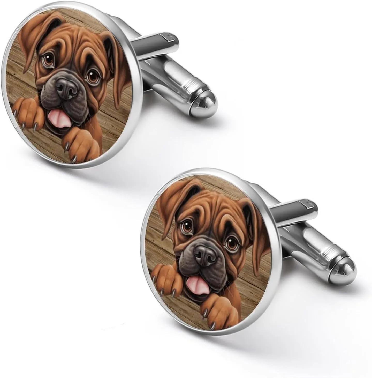 Cuff Links Mens Afghan Hound Peeking Cufflinks for Men Puppy Gifts Animal Theme Cufflinks Dogs Puppies Dog Lover Unique Mens Formal Wedding Business Cufflinks For Him