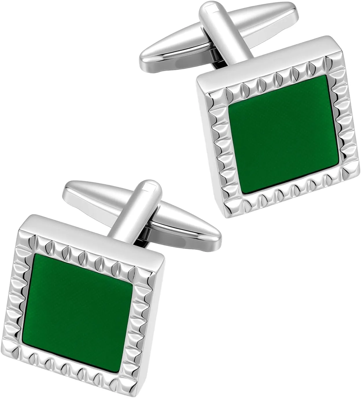 Cufflinks for Men Classic Wedding Business Shirt Cuff Links Silver Gold Black Set Gifts with Box