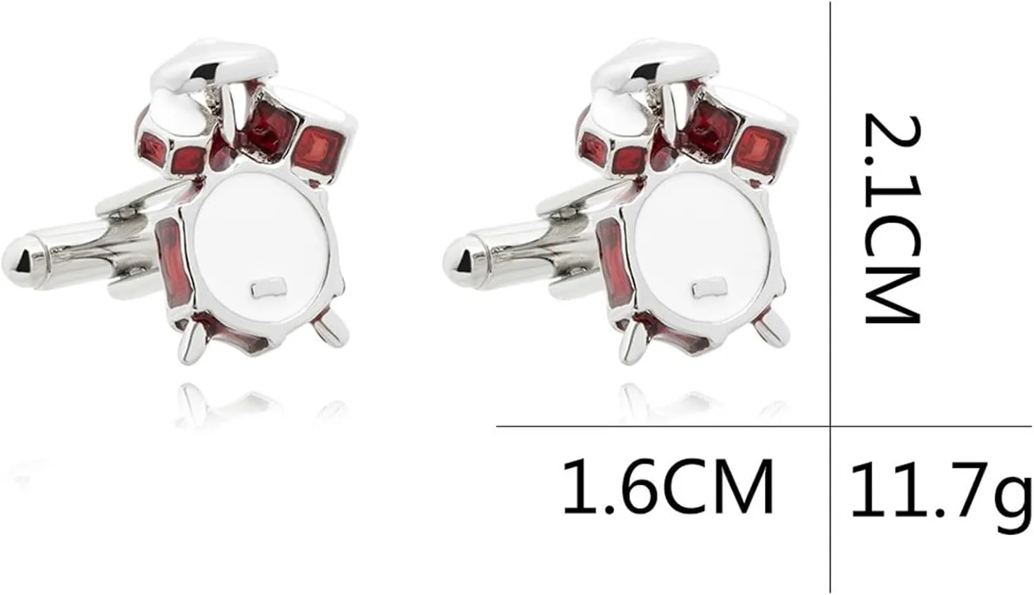 Cufflinks Set Tuxedo Cufflinks Set for Men Gold Cubic Zirconia Silver Plated Note Jewelry for Husband Dad Valentines Day Business Fathers Day