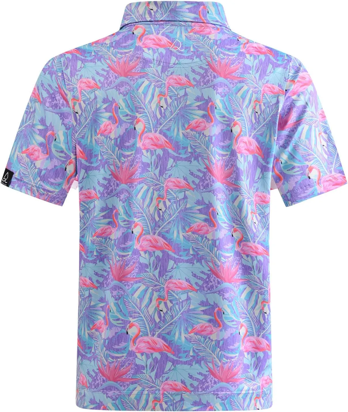 DEOLAX Mens Golf Shirt Fashion Prints Athletic Mens Polo Shirts Short Sleeve Classic Casual Dry Fit Soft Golf Shirts for Men
