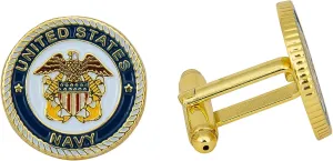 Desert Cactus United States Navy Formal Wear US Navy (Cufflinks - Double Anchor)