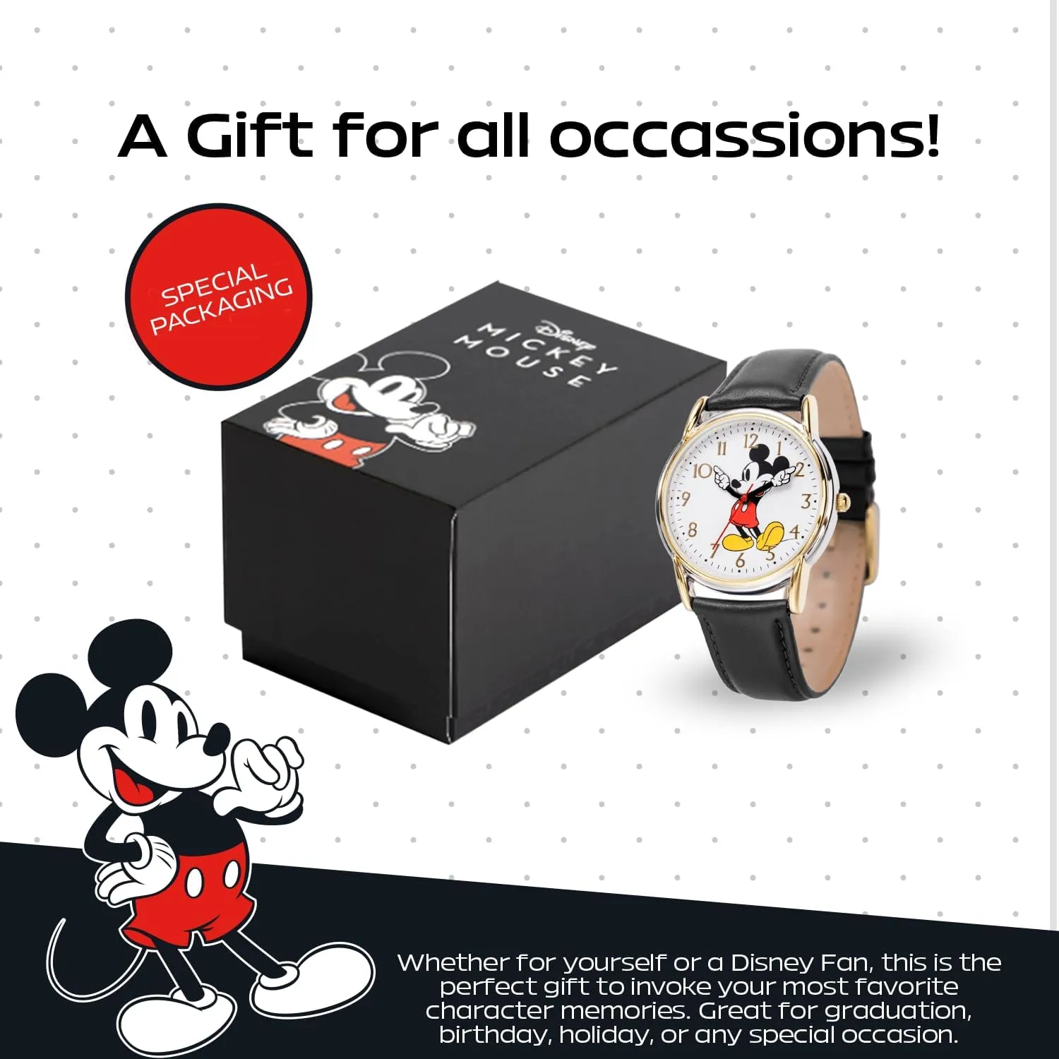 DISNEY Mickey's Articulating Hands Watch