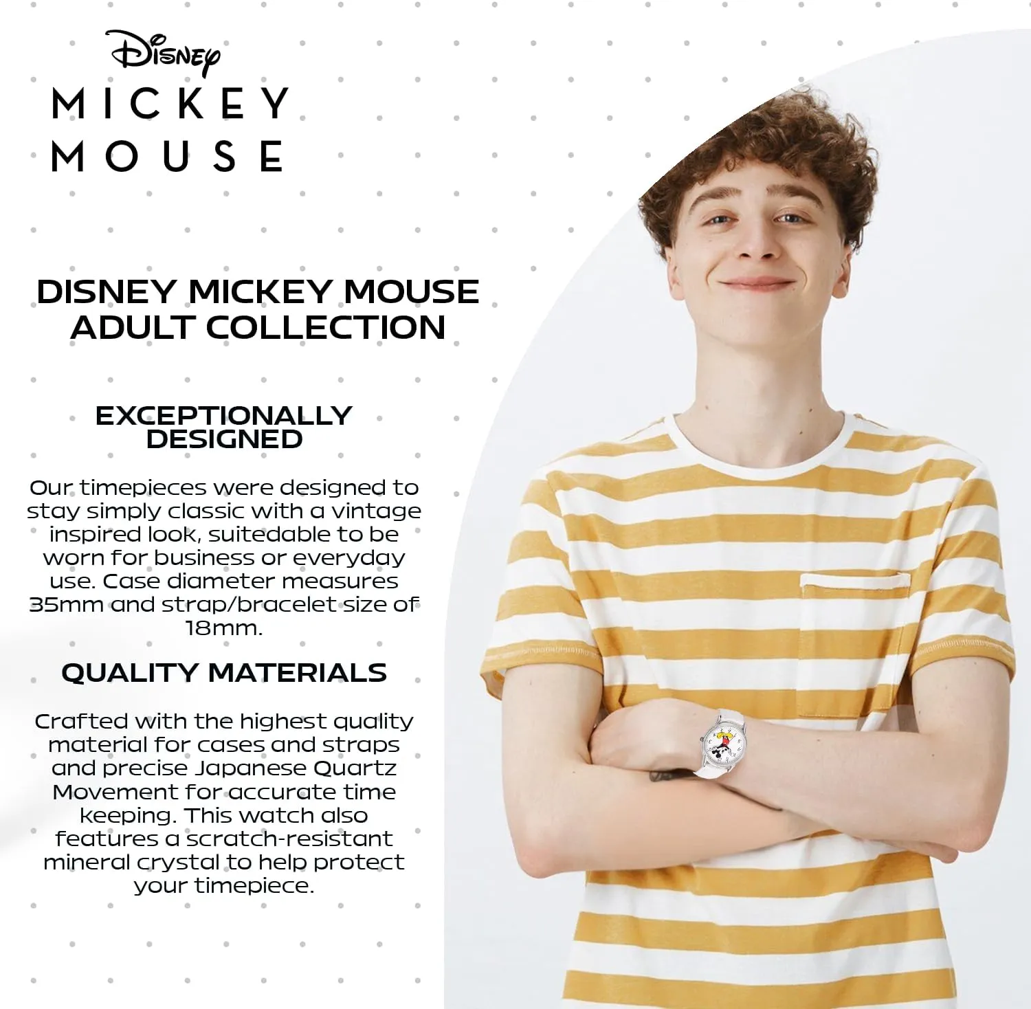 DISNEY Mickey's Articulating Hands Watch