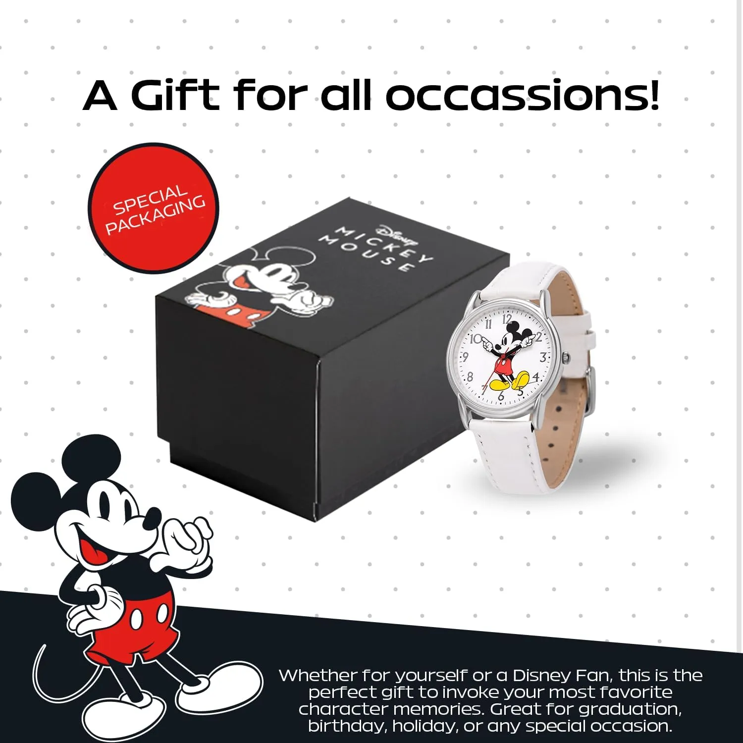 DISNEY Mickey's Articulating Hands Watch