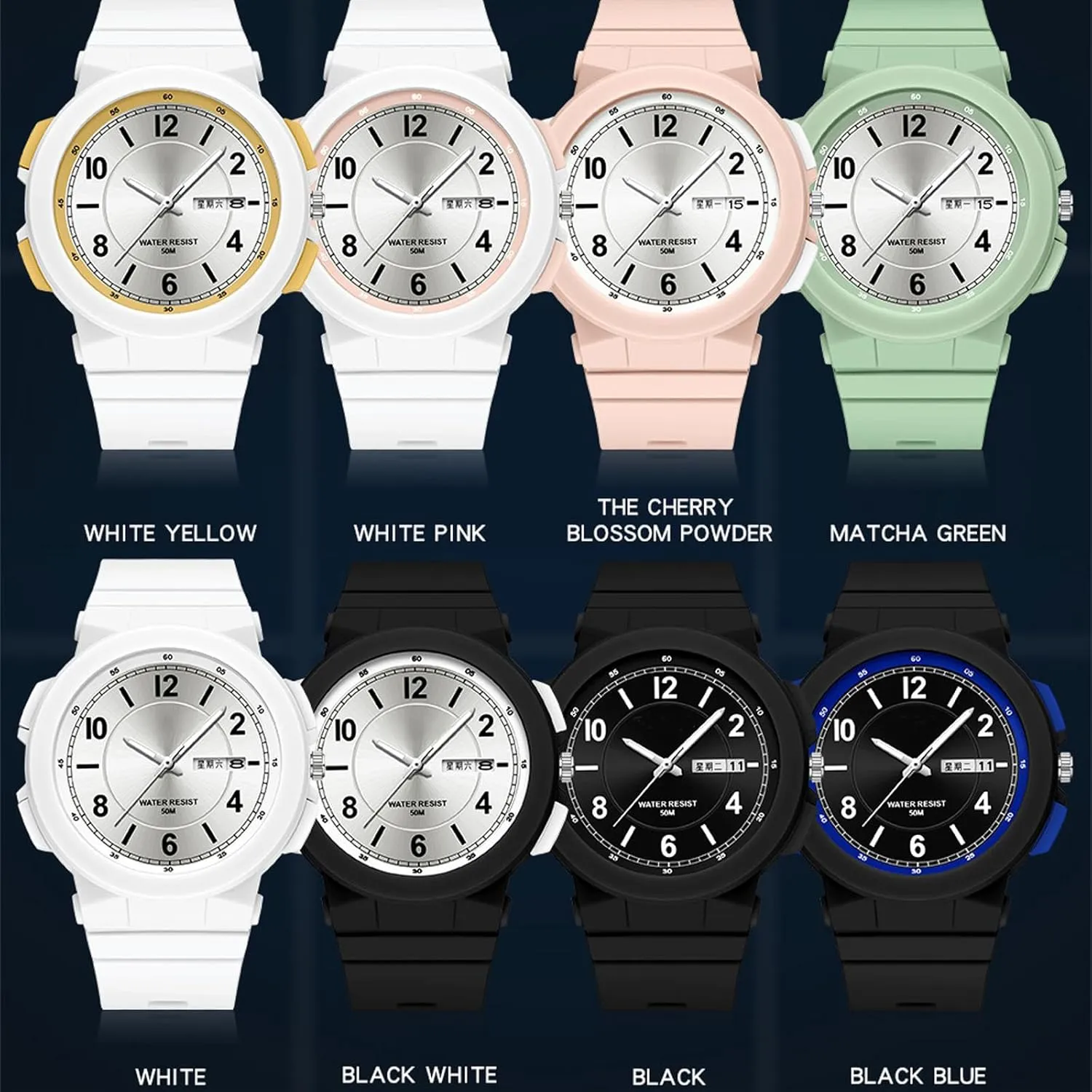 findtime Ladies Watches White with Day and Date Second Hand minimalist simple Designer Watch Analog Reloj Deportivo Para Mujer