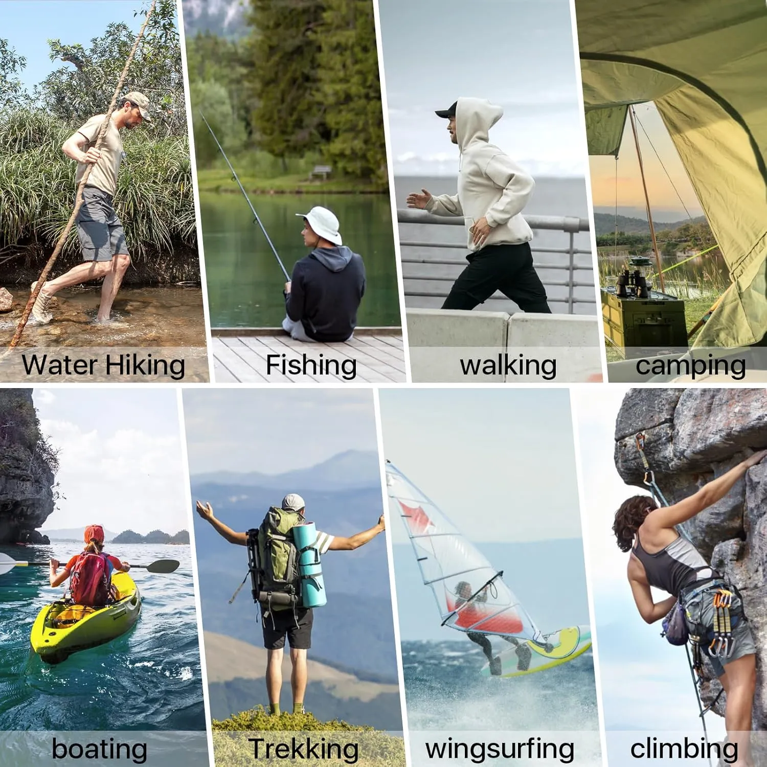 FREE SOLDIER Mens Hiking Shoes Summer Quick Dry Work Shoes for Water Trekking Tactical Boots Ventilated Ultra Light