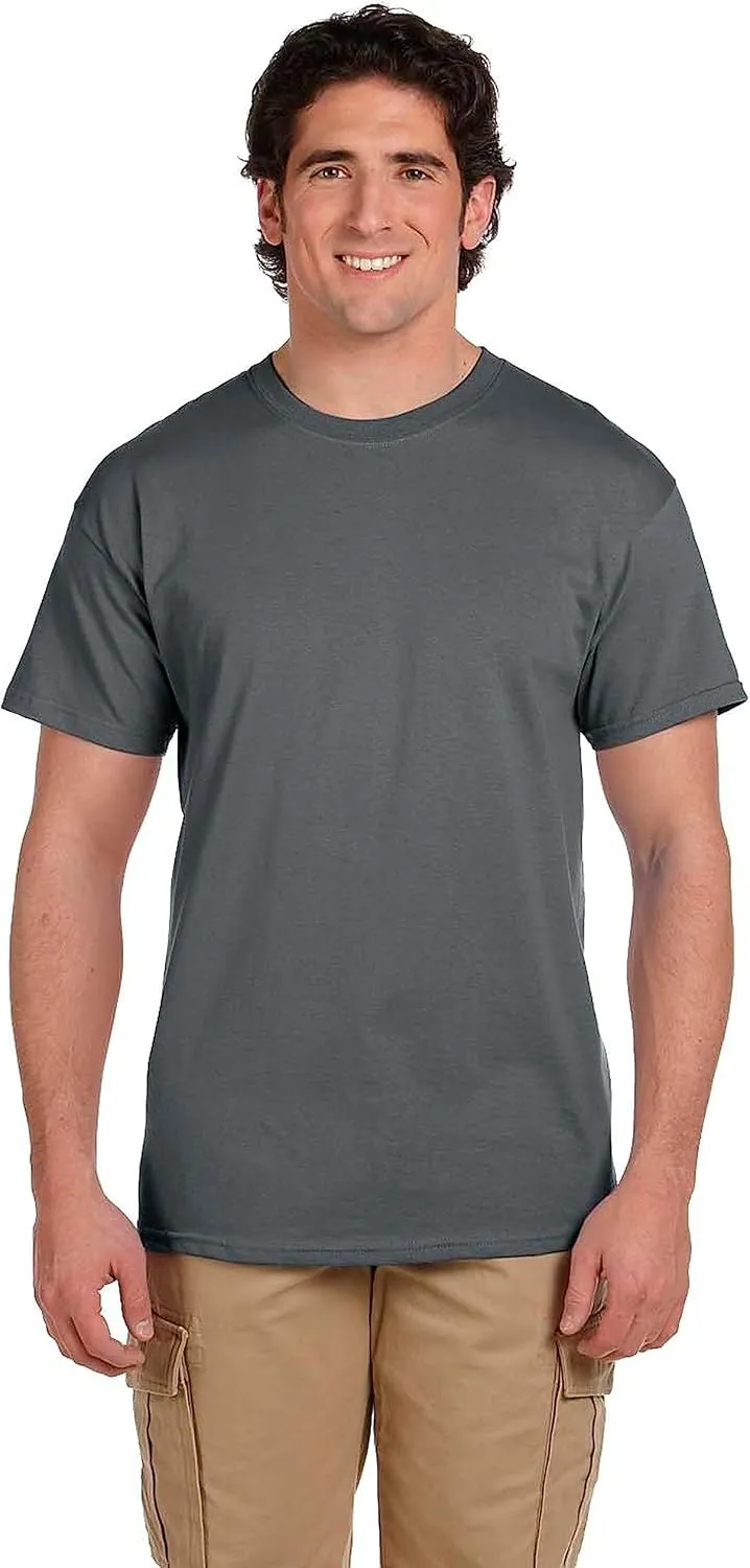 Fruit of the Loom Men's Lightweight Cotton Tees (Short & Long Sleeve)