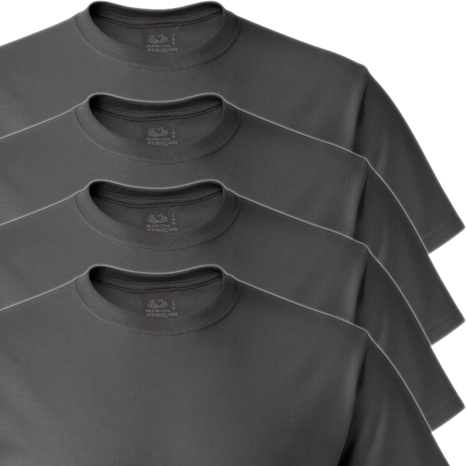 Fruit of the Loom Men's Lightweight Cotton Tees (Short & Long Sleeve)