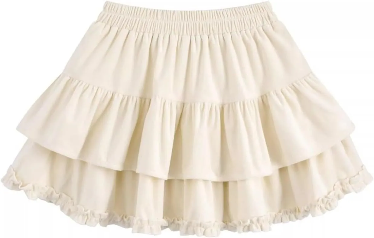 Girls Skort for Girl Mini Short Kawaii Pleated Cheerleader Cosplay Basic Skorts 2025 Y2K
