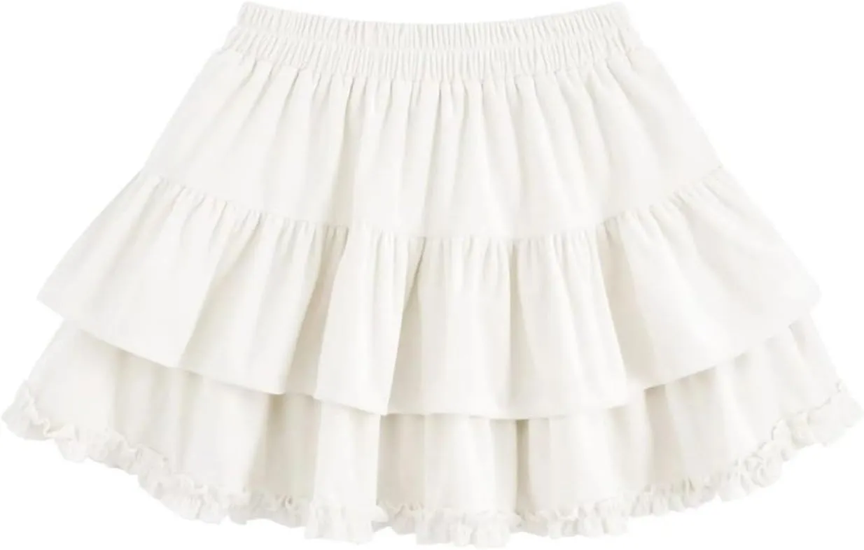Girls Skort for Girl Mini Short Kawaii Pleated Cheerleader Cosplay Basic Skorts 2025 Y2K