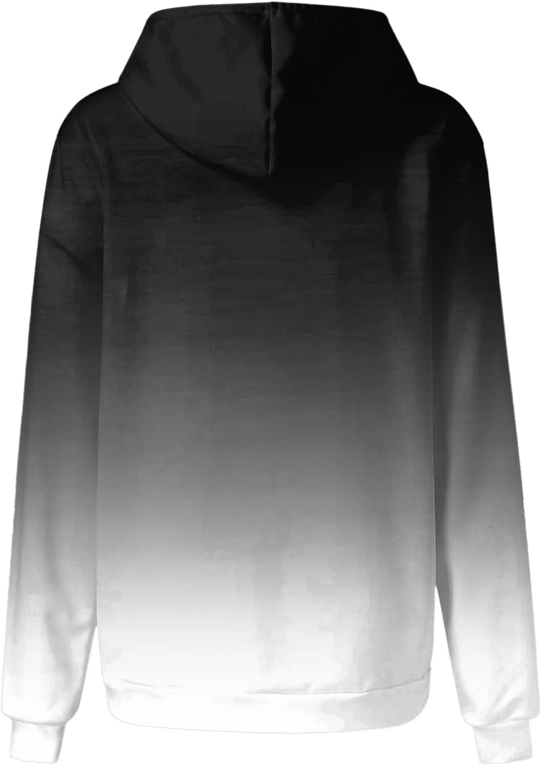 Gradient Printed Hoodies for Women Oversized Hooded Sweatshirts Long Sleeve Shirts Cozy Soft Pullover Womans Hoodie