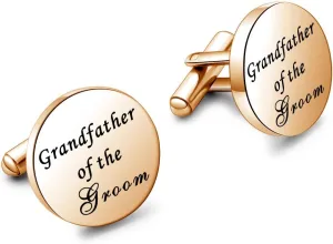 Grandfather of The Bride Cufflinks Grandfather of The Groom Grandfather of The Bride Cufflinks Set Anniversary Wedding Party Gift Grandpa Gift