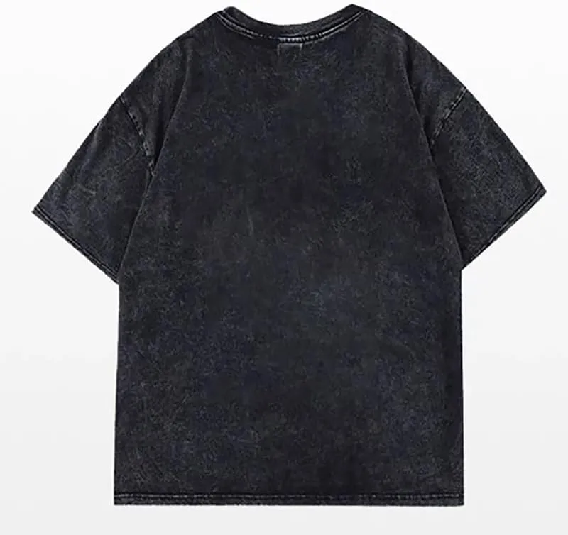 Graphic Tees Y2k for Women Men Baggy Star Shirt Grunge Summer Casual Tops Goth Embroidery Oversized Aesthetic Clothes