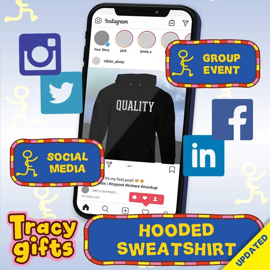 #horstmann - Men's Hashtag Soft Hoodie Sweatshirt