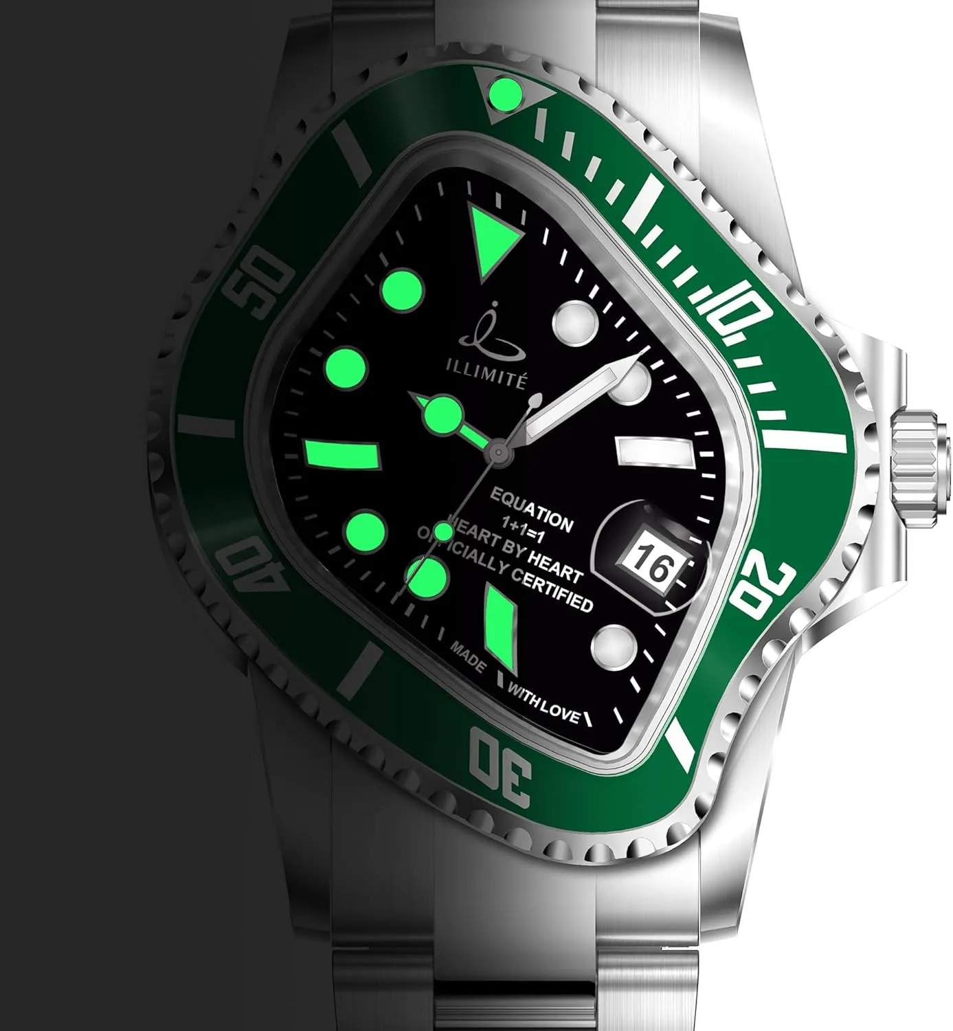 ILLIMITE Melting Automatic Watches for Men Japanese Miyota 8215 Self-Winding Mechanical Movement Women Watch Waterproof Stainless Steel Art Surrealist Wrist Watches Pea001