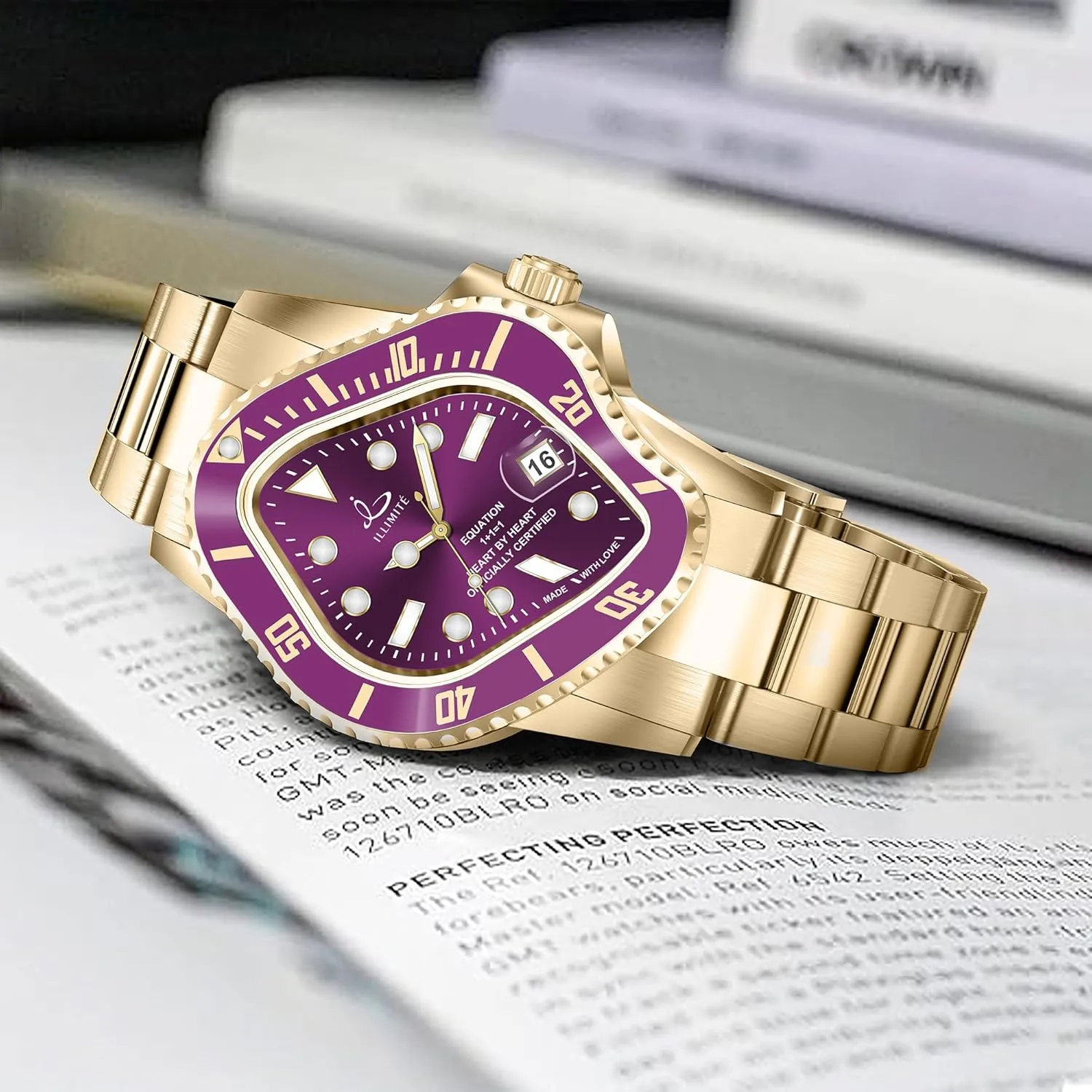 ILLIMITE Melting Automatic Watches for Men Japanese Miyota 8215 Self-Winding Mechanical Movement Women Watch Waterproof Stainless Steel Art Surrealist Wrist Watches Pea001
