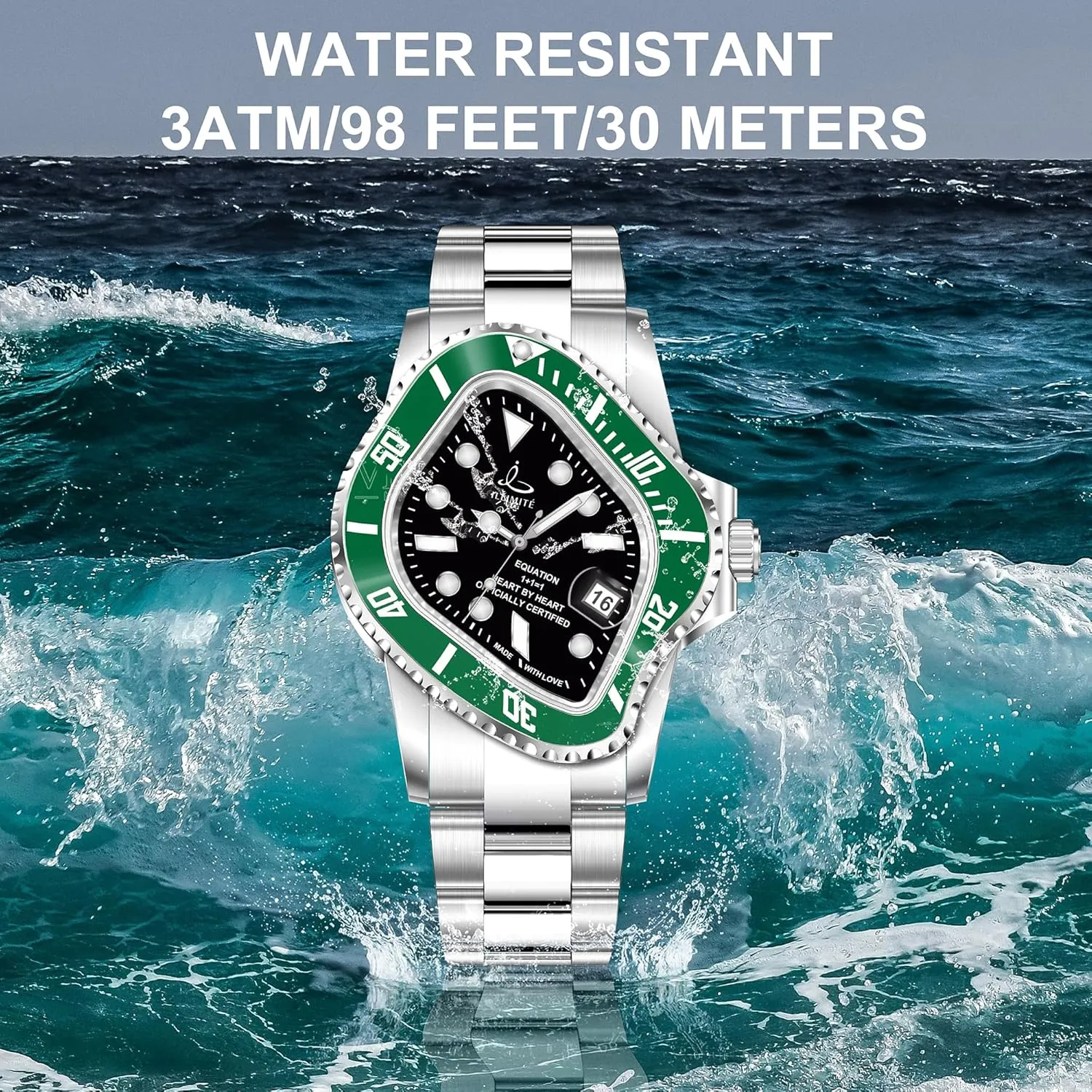 ILLIMITE Melting Automatic Watches for Men Japanese Miyota 8215 Self-Winding Mechanical Movement Women Watch Waterproof Stainless Steel Art Surrealist Wrist Watches Pea001