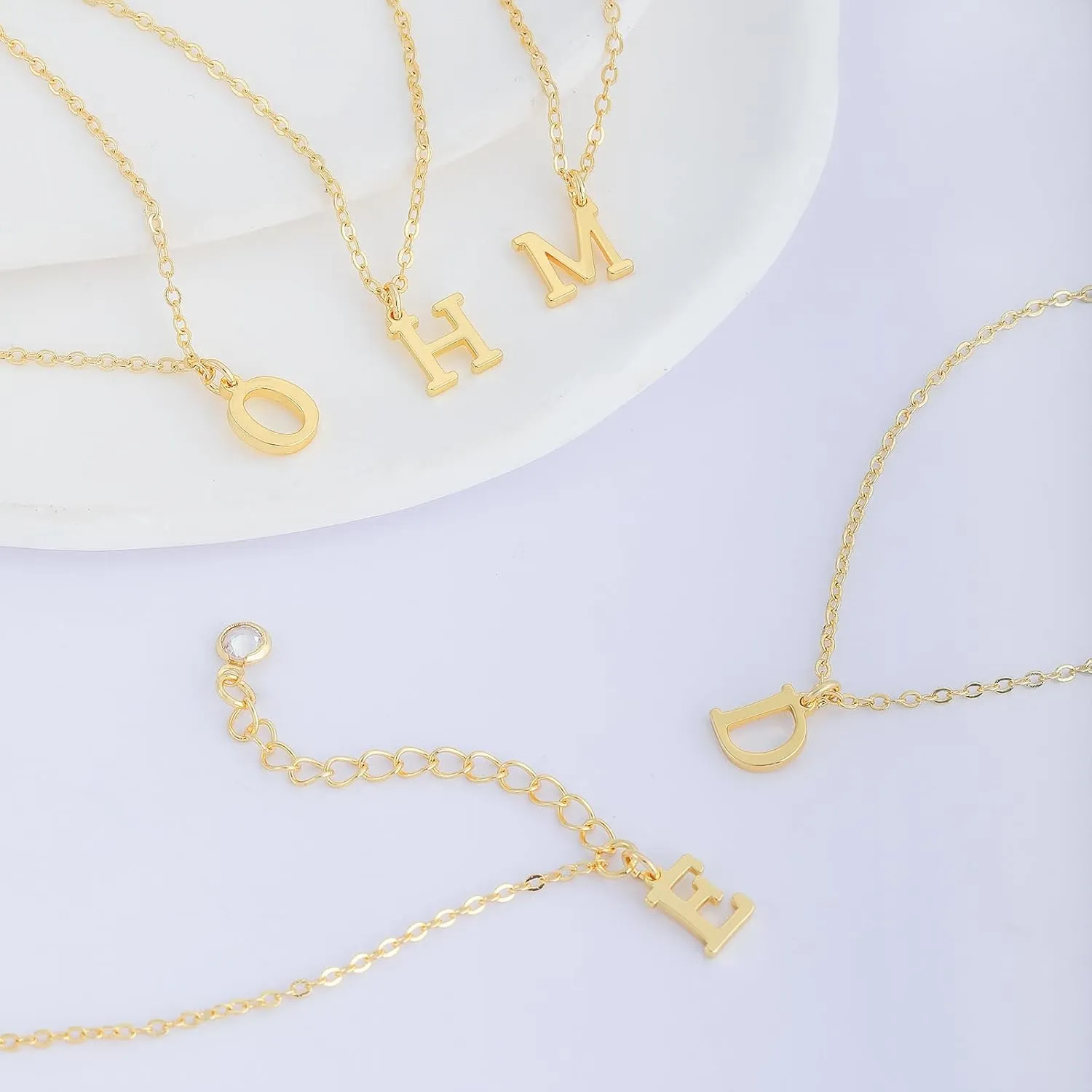 Initial Ankle Bracelets for Women 14K Gold Plated O Chain Letter Initial Anklets Dainty Gold Anklet Ankle Bracelets Minimalist Summer Beach Foot Chain Ankle Jewelry Gifts