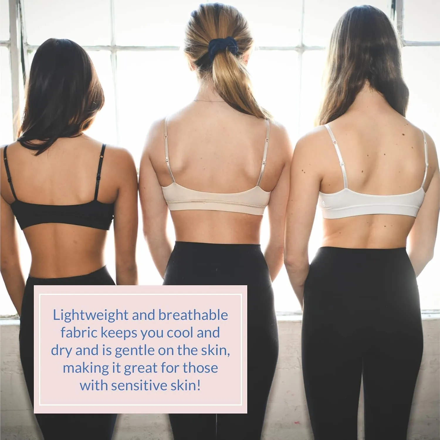 Iris Soft Cup Bra | Ultra Soft, Wireless First Bra for Teens & Tweens with Removable Padding, Adjustable Straps