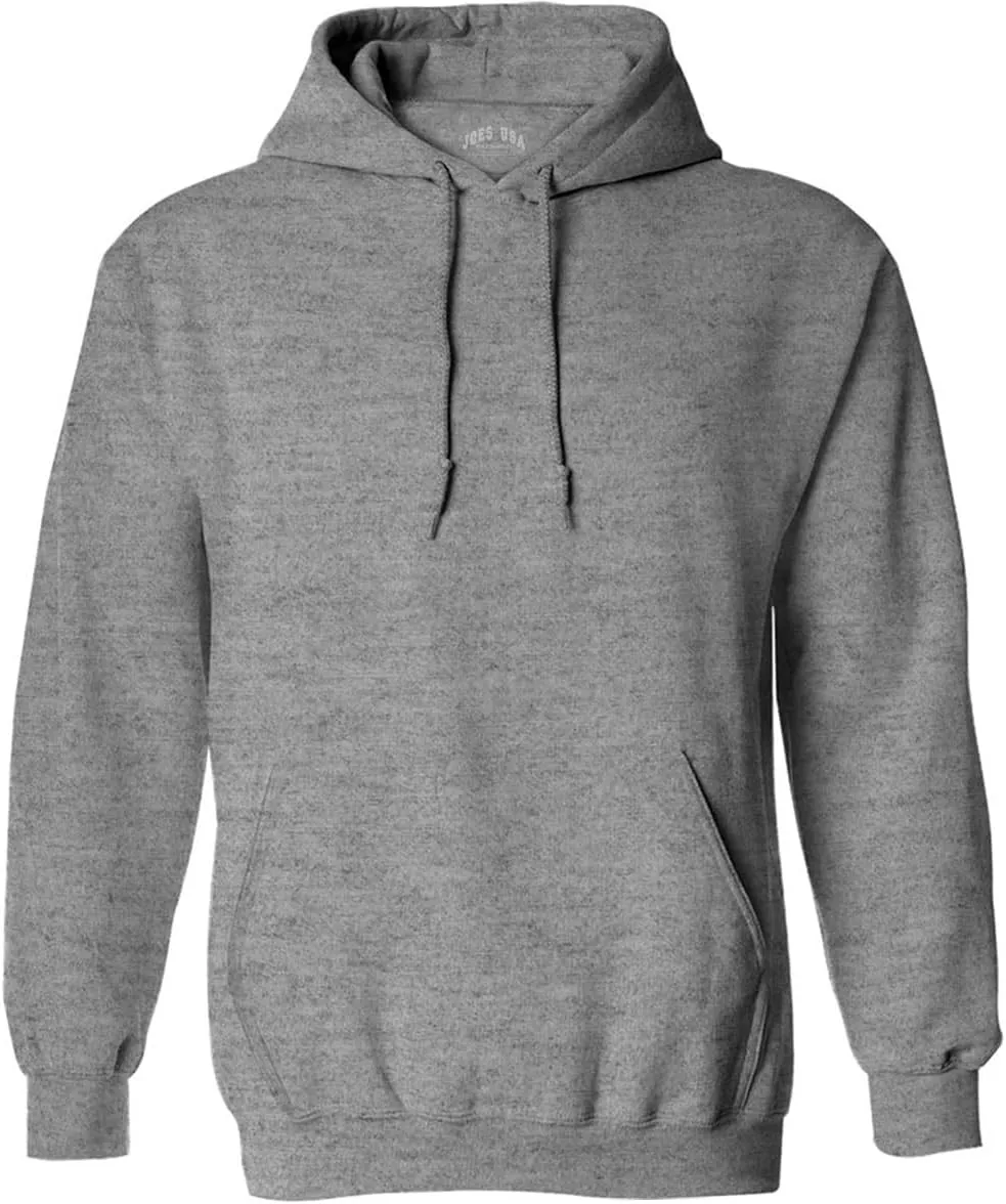 Joe's USA Men's Hoodies Soft & Cozy Hooded Sweatshirts in 37 Colors:Sizes S-5XL